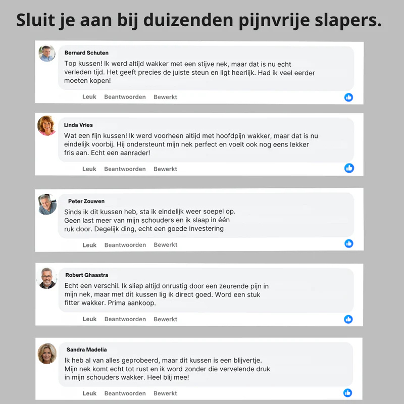 FlexPillow™ | Wakker worden zonder nekpijn