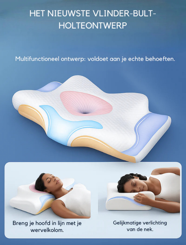 FlexPillow™ | Wakker worden zonder nekpijn