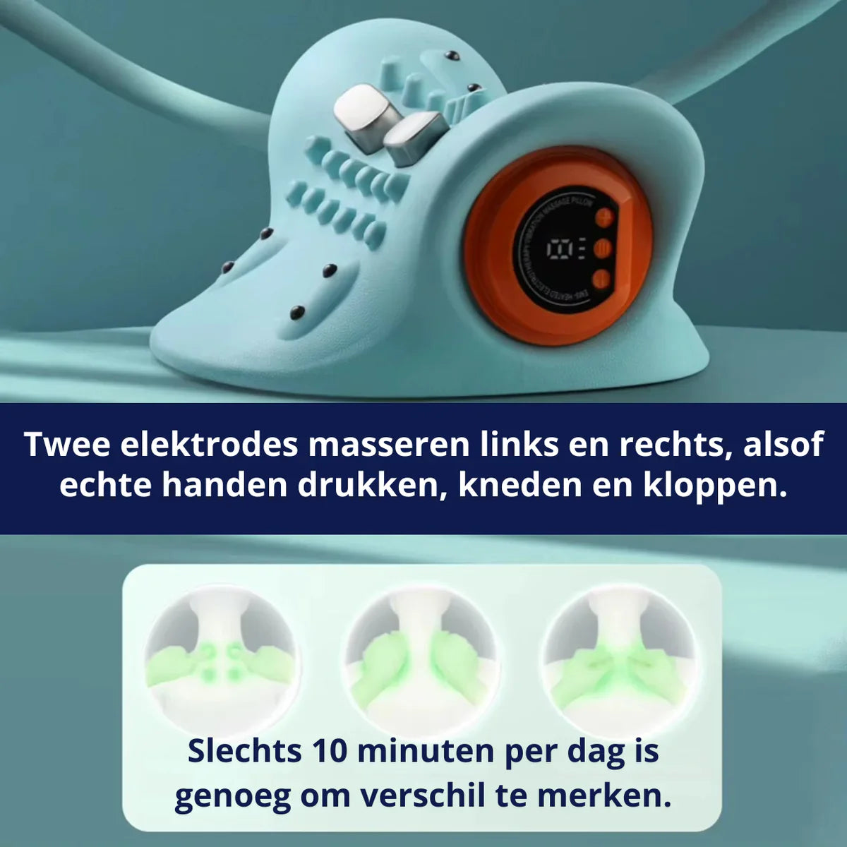 NeckFlow™ | Warmte en massage voor je nek thuis