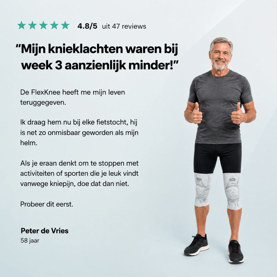 FlexKnee™ | Kracht en steun terug in je knie