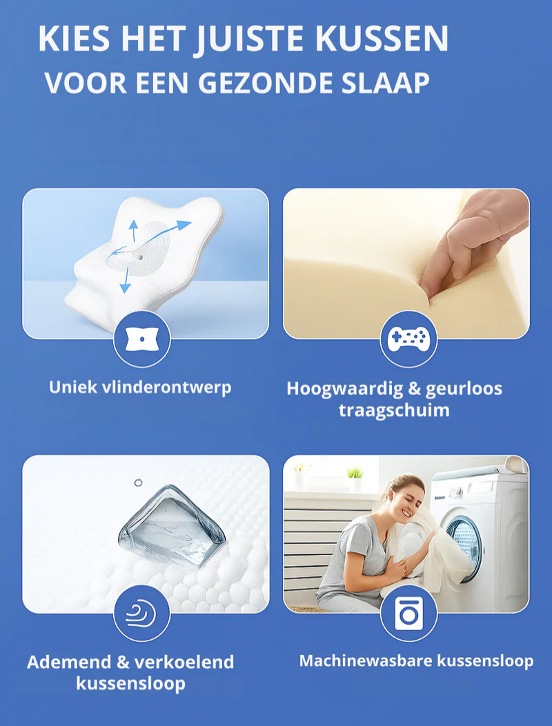 FlexPillow™ | Wakker worden zonder nekpijn
