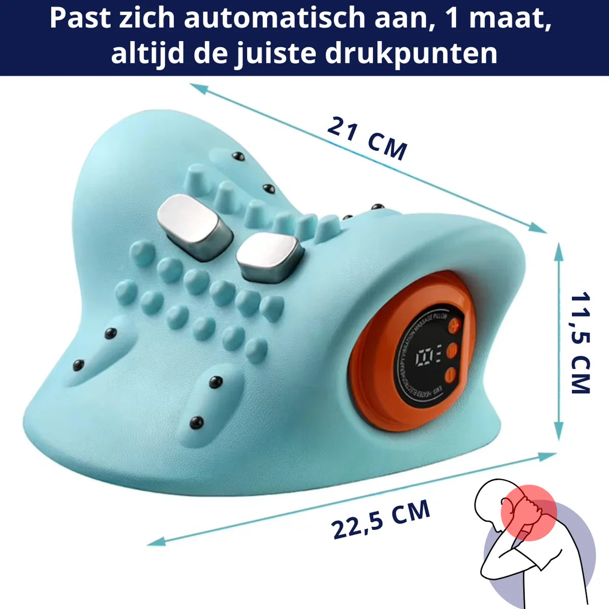 NeckFlow™ | Warmte en massage voor je nek thuis