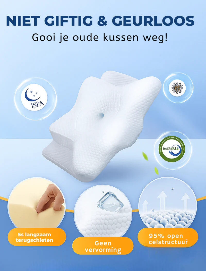 FlexPillow™ | Wakker worden zonder nekpijn