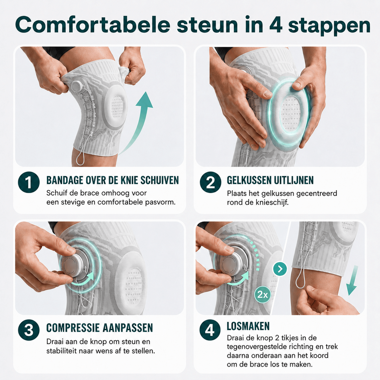 FlexKnee™ | Kracht en steun terug in je knie