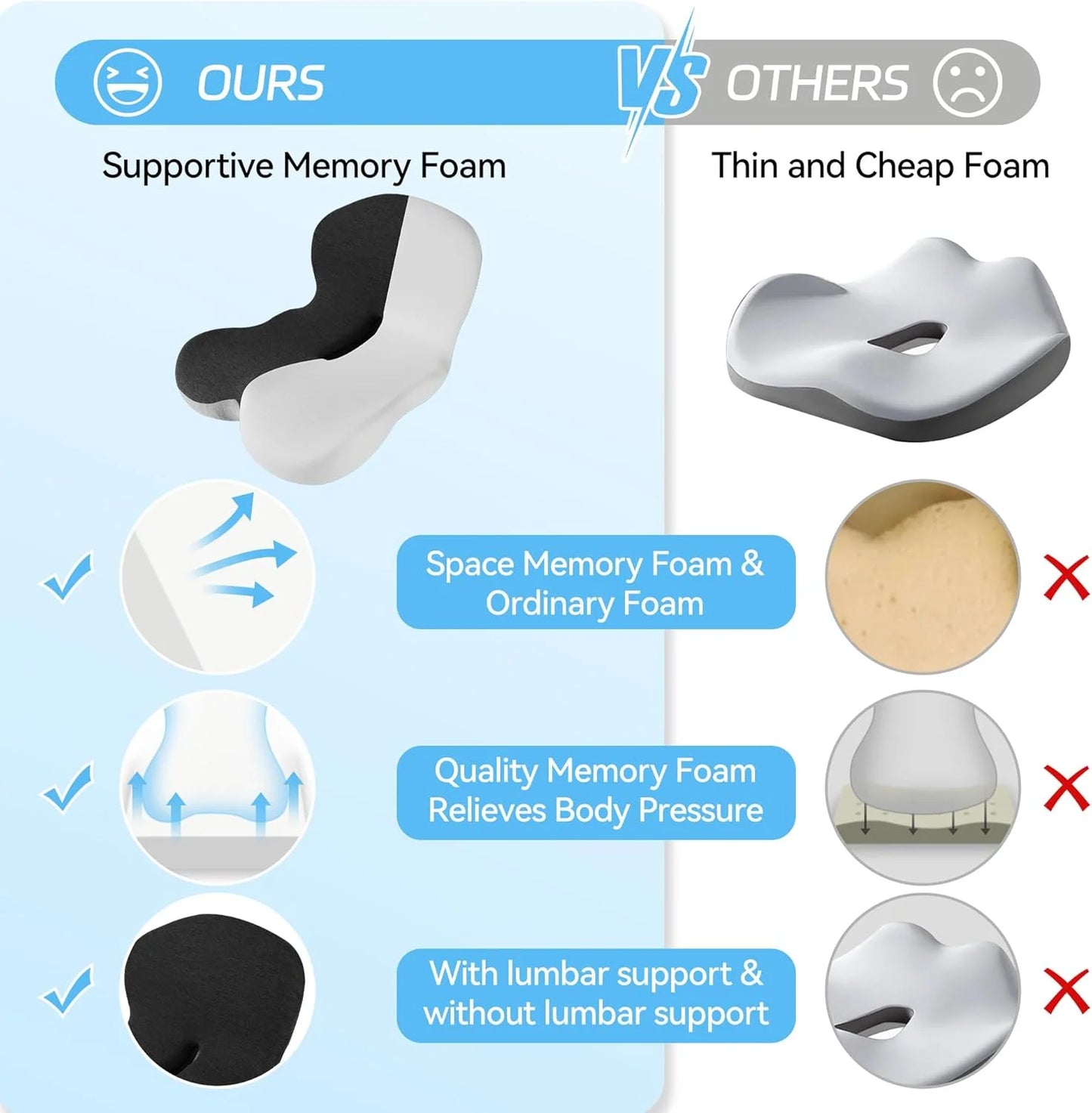 CalmSeat™ | Zit urenlang zonder rug of stuitpijn